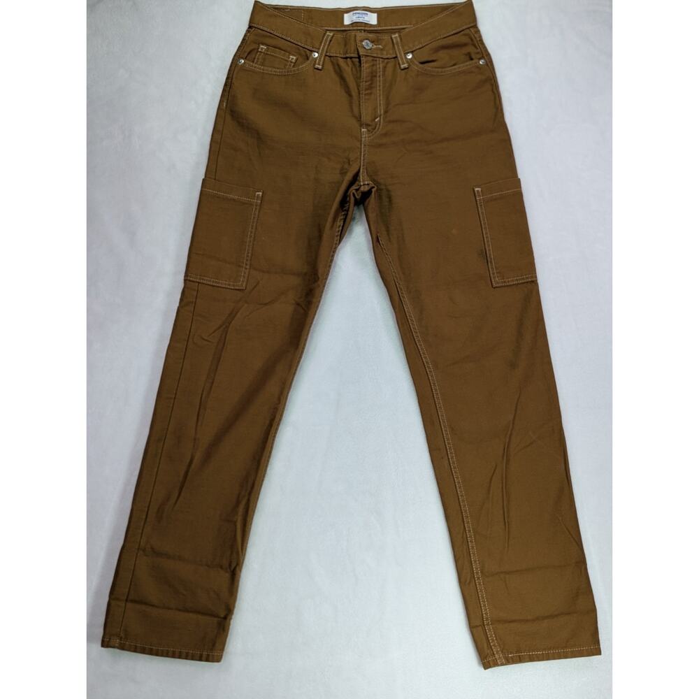 Denizen from Levi’s 90s Loose Straight Cargo Pants Size 2 W29 Brown 100% Cotton